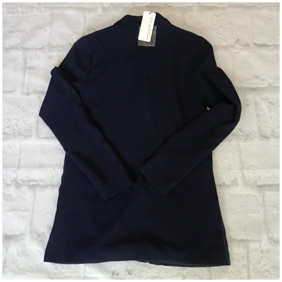 CURRENT AIR Anthro Modern Classic Chic Navy Blazer - Picture 3 of 8